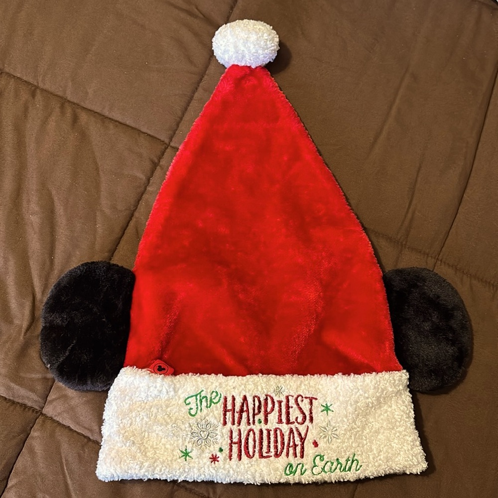Light Up Mickey Santa Hat